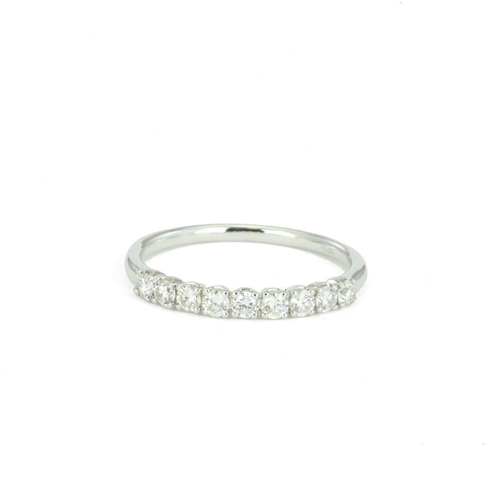 Bague en Or blanc 18k avec Diamants