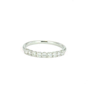 Bague en Or blanc 18k avec Diamants