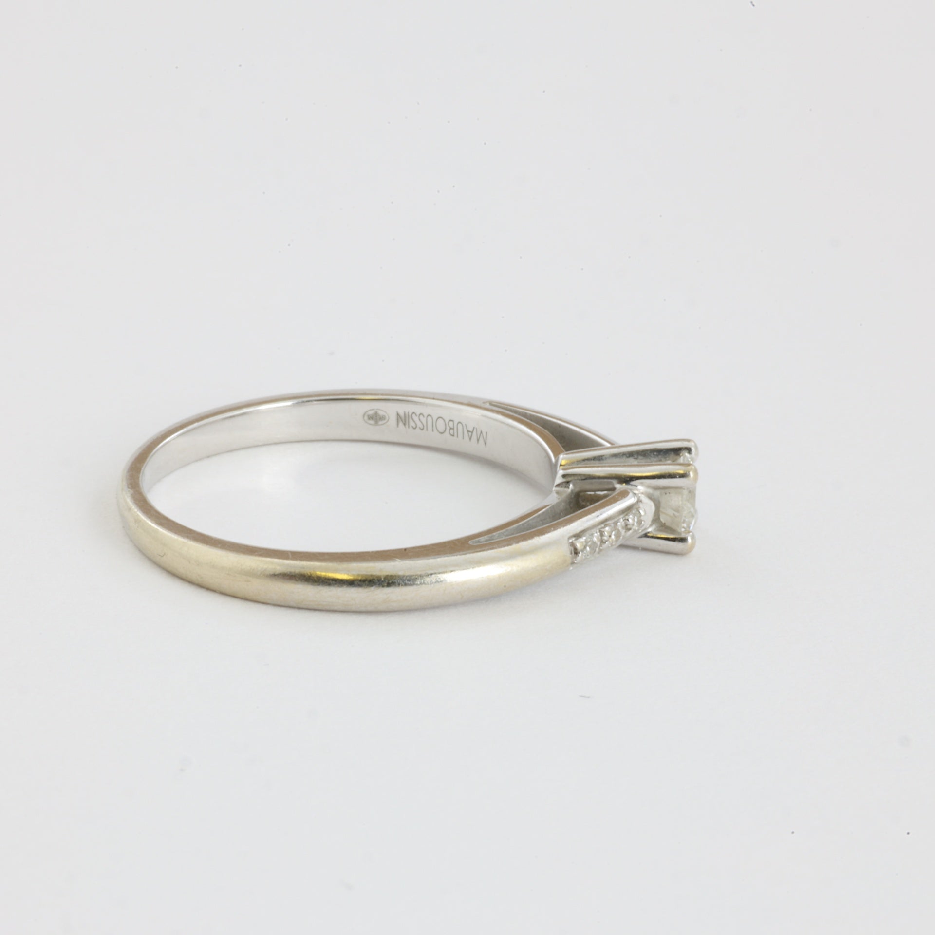 Bague Mauboussin en Or blanc 18k avec Diamant - Solitaire