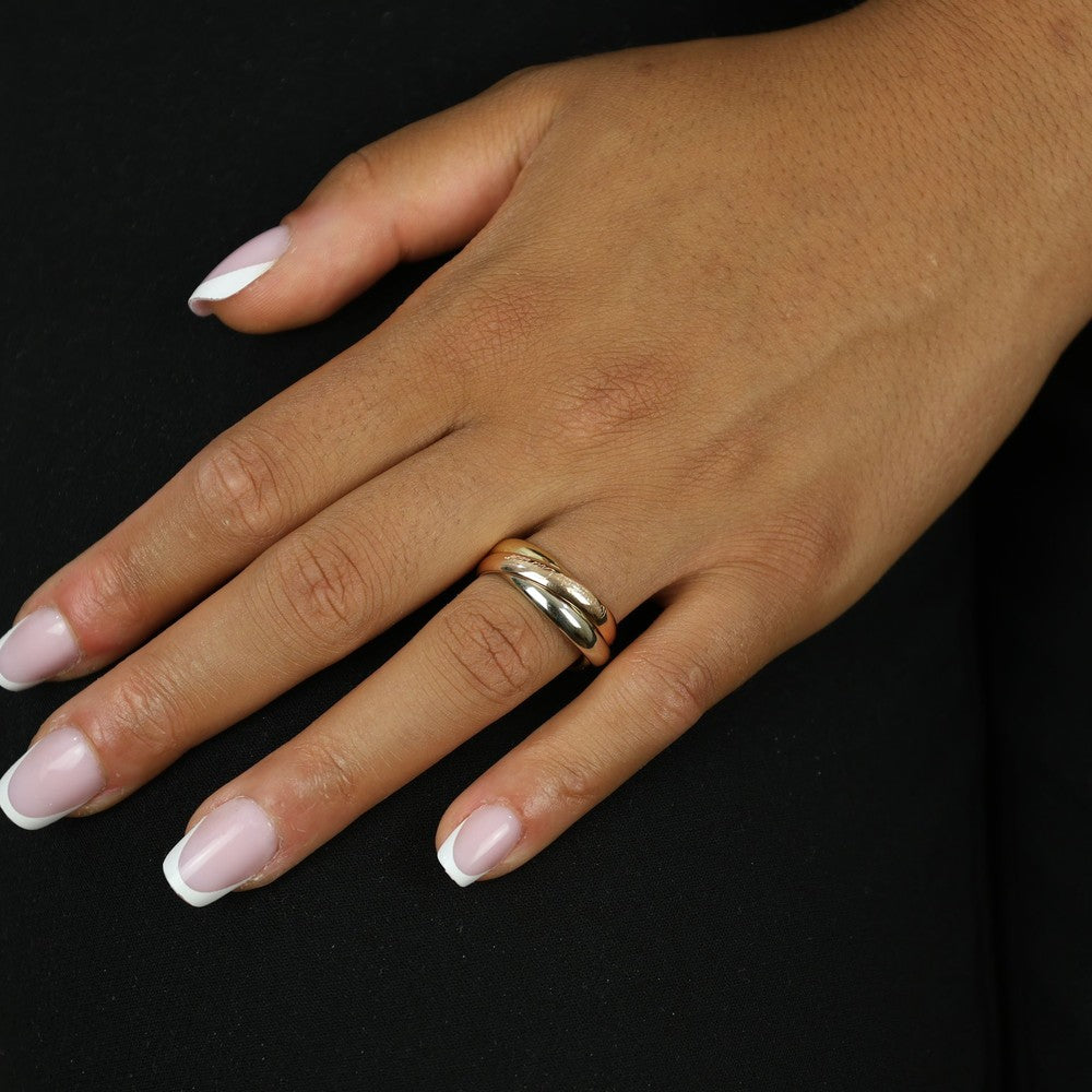 Bague Cartier Trois Ors 18k - "Trinity"