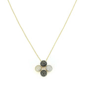 Collier en Or jaune 14K avec Zirconiums