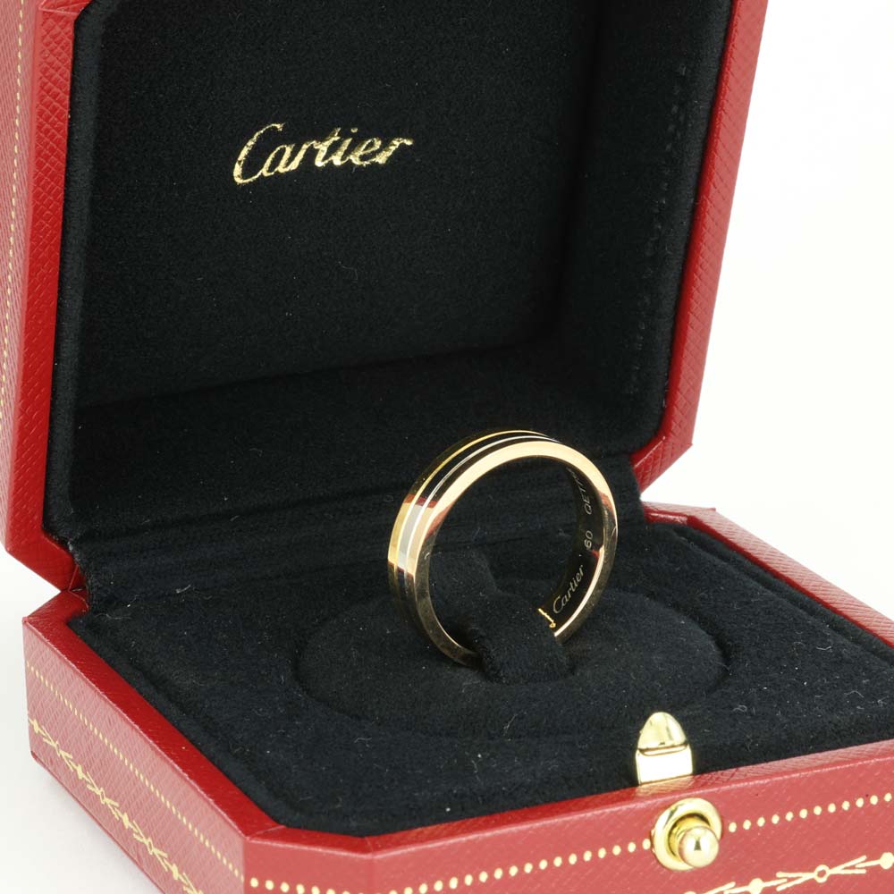 Bague Cartier trois Ors 18K - "Trinity" ligne