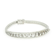 Bracelet en Or blanc 18K avec Diamants