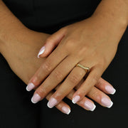 Bague en Or jaune 18k avec Diamants