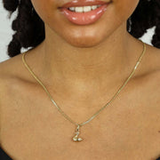 Pendentif en Or jaune 18k - Motif "Cigne"