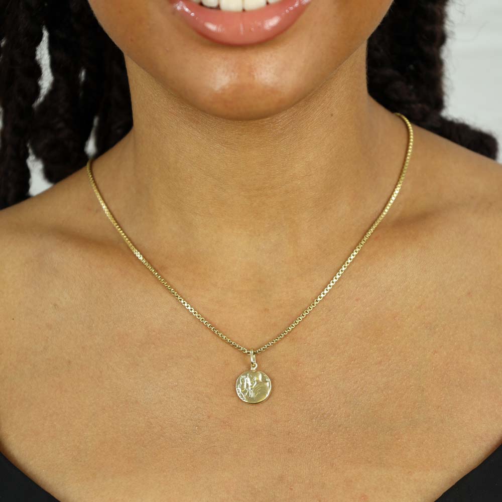 Pendentif en Or jaune 18k - Padre Pio