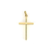 Pendentif en Or jaune 18k - Croix