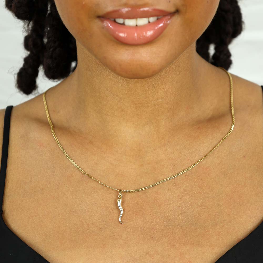 Pendentif en Or jaune 18k - Motif "Corne d'abondance"