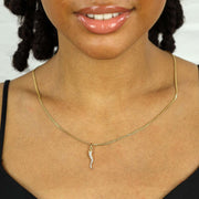 Pendentif en Or jaune 18k - Motif "Corne d'abondance"