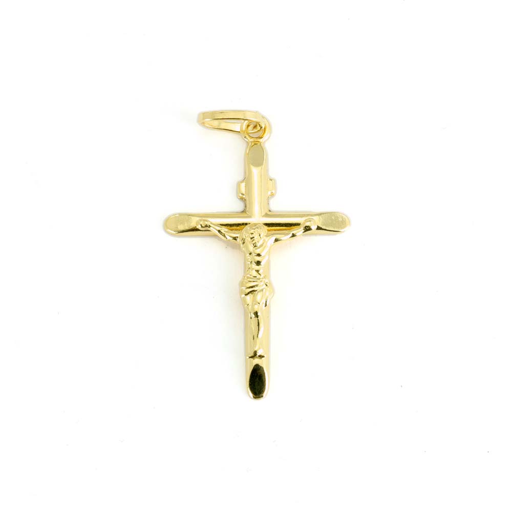 Pendentif en Or jaune 18k - Croix