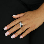Bague Emporio Armani en argent 925 avec Zirconiums