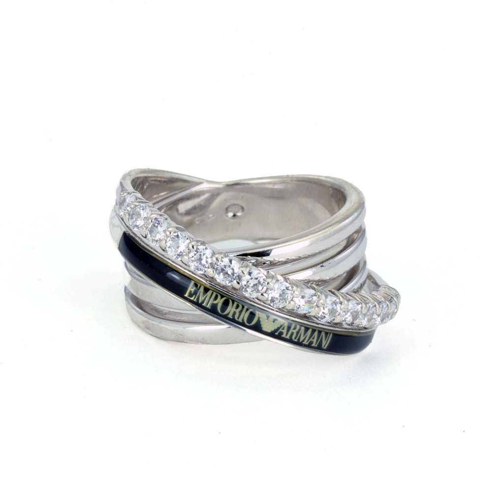Bague Emporio Armani en argent 925 avec Zirconiums