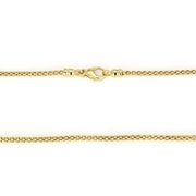 Chaine en Or jaune 18K - Maille "Popcorn"