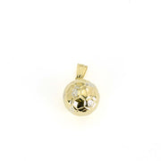 Pendentif deux Ors 18k - Motif "Ballon de Football"