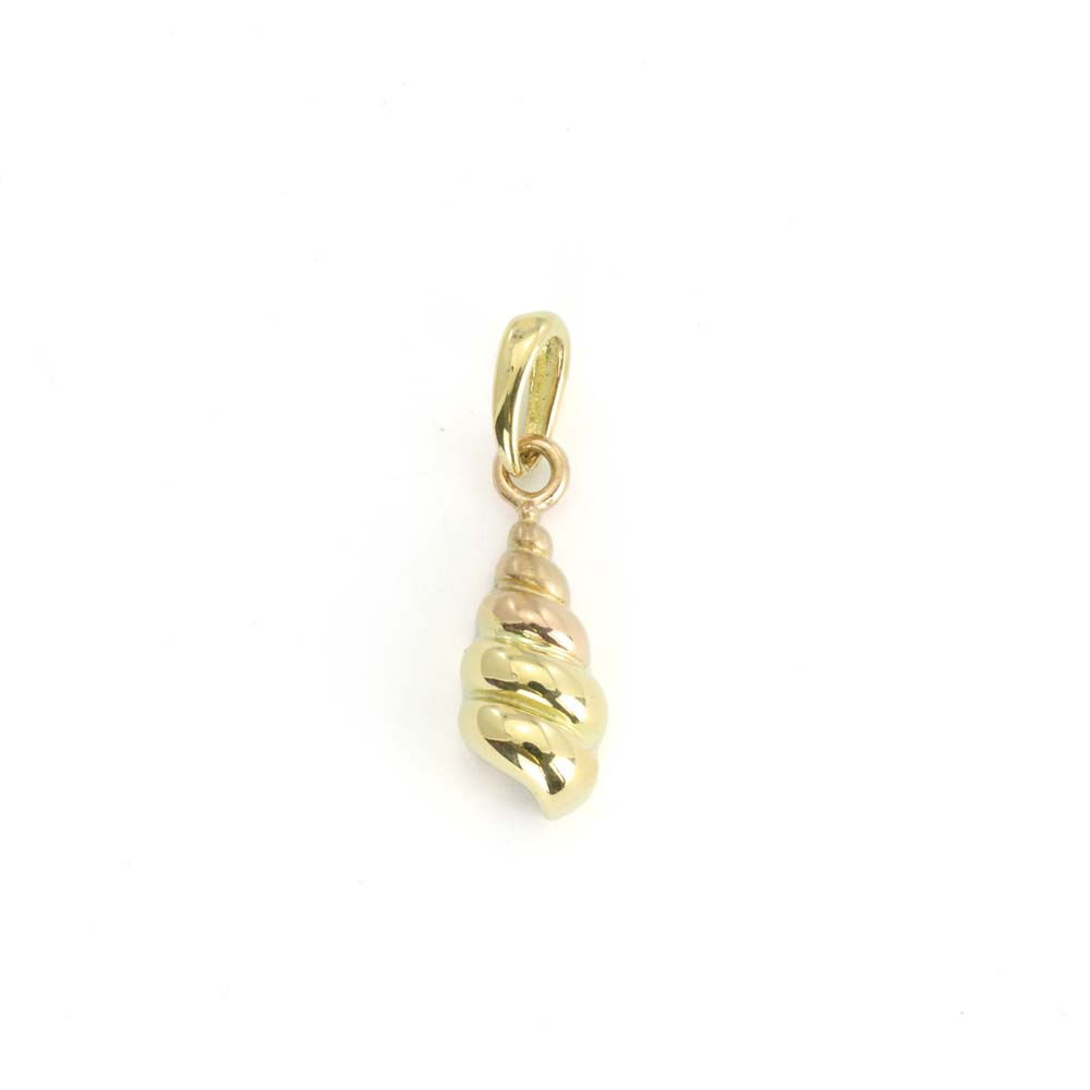 Pendentif deux Ors 18k- Motif "Coquillage"