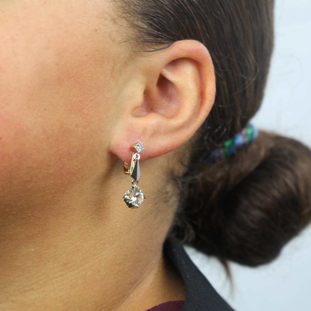Boucles d'oreilles en Or jaune 18k