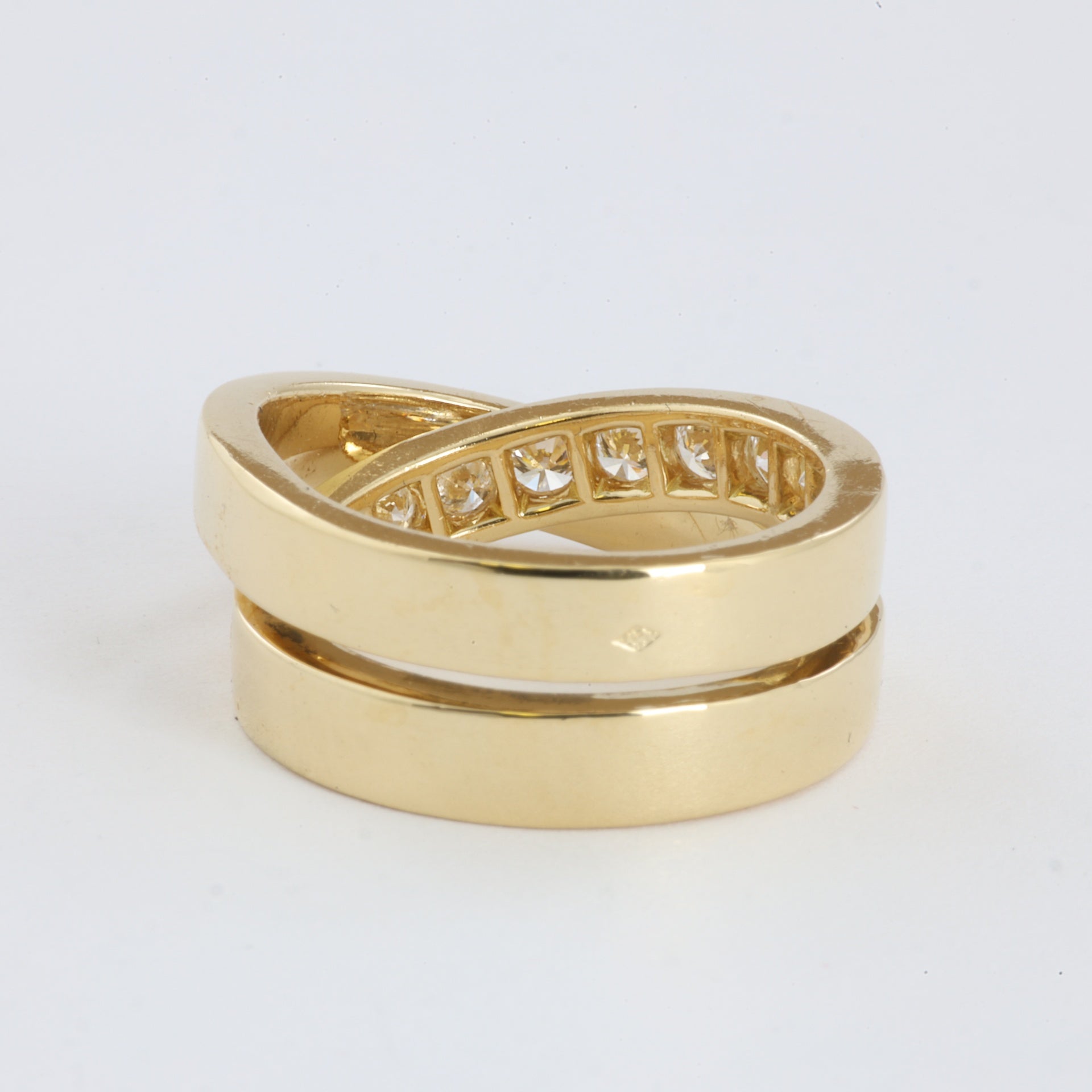 Bague Cartier en Or jaune 18k avec Diamants