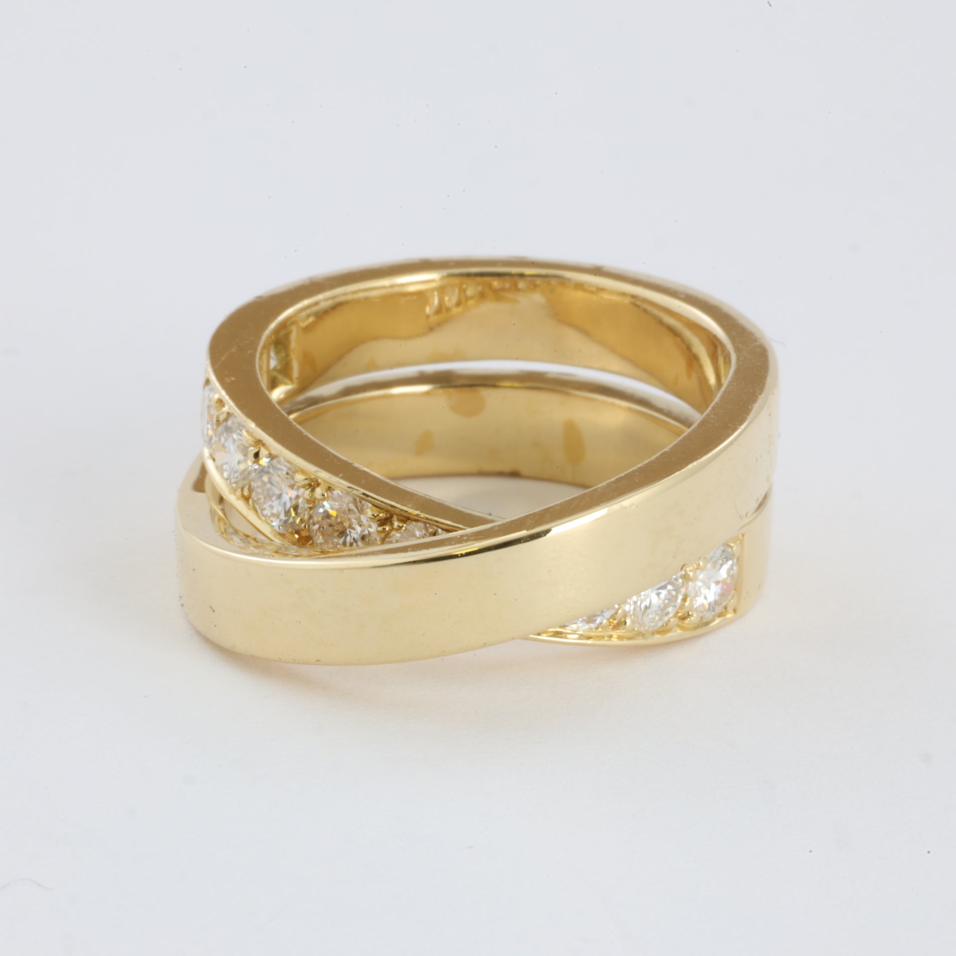 Bague Cartier en Or jaune 18k avec Diamants
