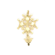 Pendentif en Or jaune 18k - Croix de Malte "Saint-Jean"